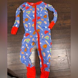 Little Sleepies Blue All Stars Zippy